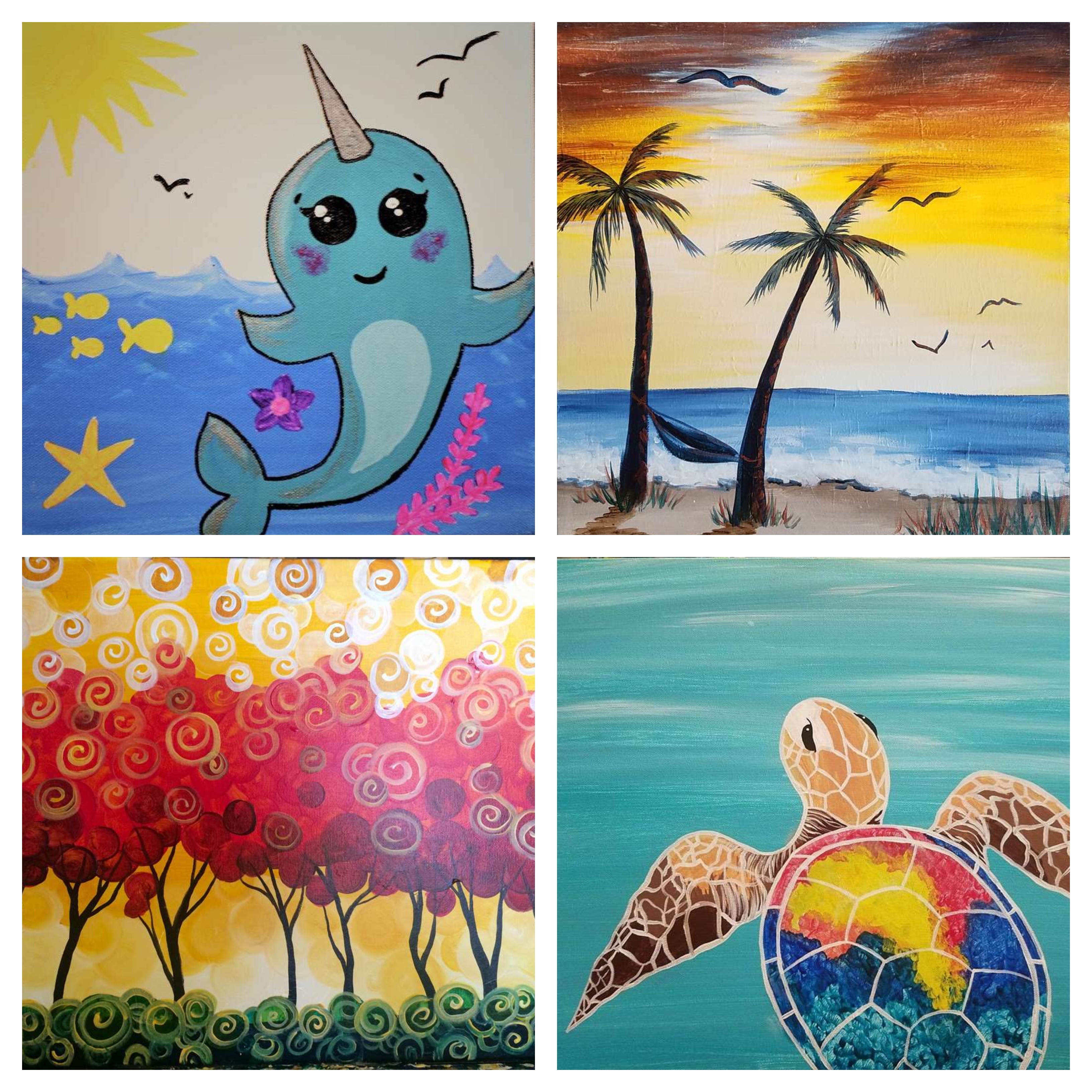 TAKE HOME PAINT KITS! SEE DESC. FOR PICK UP TIMES- NO CLASS TIMES